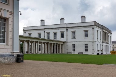 LONDON, ENGLAND - JUNE 17 2016: National Maritime Museum in Greenwich clipart