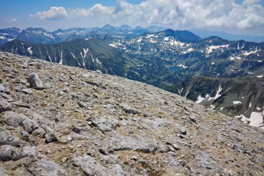 Vihren tepe, Pirin Dağı üzerinden şaşırtıcı panorama