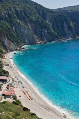 Petani Beach, Kefalonia, Ionian Islands Panoraması