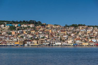 Argostoli kasaba, Kefalonia, Ionian Islands Panorama