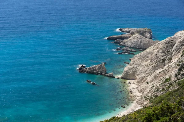 Rocas cerca de Petani Beach, Cefalonia, Islas Jónicas —  Fotos de Stock