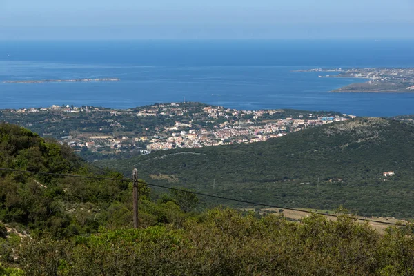 Argostoli kasaba, Kefalonia, Ionian Islands için şaşırtıcı görünümü