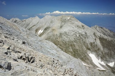 Şaşırtıcı yataydan Vihren, Pirin Dağı Kutelo tepe ve Koncheto için