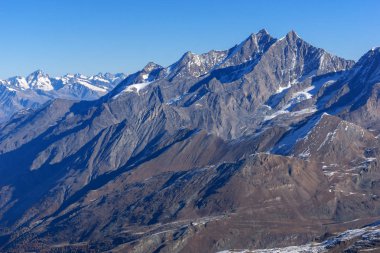 İsviçre Alpleri şaşırtıcı panorama matterhorn buzul cennet Alpler için
