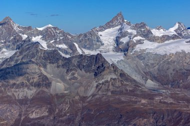 İsviçre Alpleri şaşırtıcı panorama matterhorn buzul cennet Alpler için