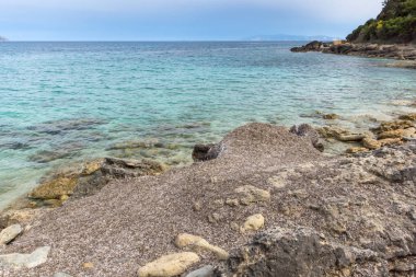 Pesada Beach, Kefalonia, Ionian Islands şaşırtıcı panorama