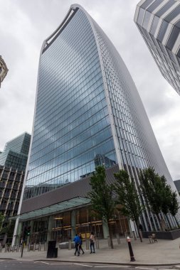 Londra - 18 Haziran 2016: işletme binası şehir Londra'cityscape Amazing
