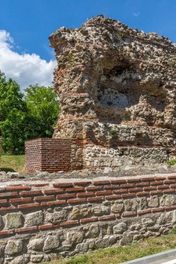Diocletianopolis, kasaba Hisarya, Plovdiv bölge Antik Roma surlarının kalıntıları