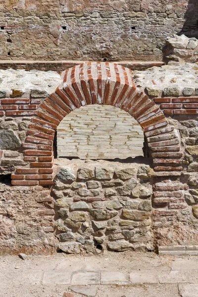 Vista interior das antigas Termas Termais de Diocletianópolis, cidade de Hisarya — Fotografia de Stock