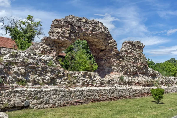 Remanings της Ρωμαϊκής οχύρωσης στην Διοκλητιανούπολις, πόλη της Hisarya, περιοχής Πλόβντιβ — Φωτογραφία Αρχείου