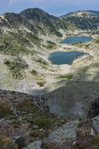 Musalenski göller Panorama üzerinden Musala tepe, Rila Dağı