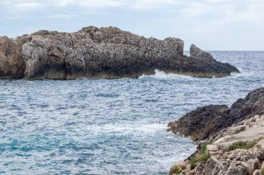 Limnionas Panoraması plaj bay Zakynthos Adası'nda