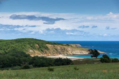 Sinemorets village, Bulgaristan Veleka Nehri'nin ağzında bir plaj