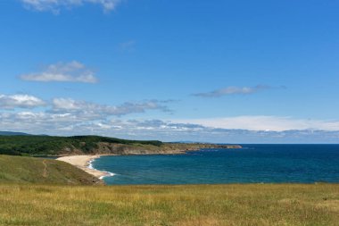 Sinemorets village, Bulgaristan Veleka Nehri'nin ağzında bir plaj