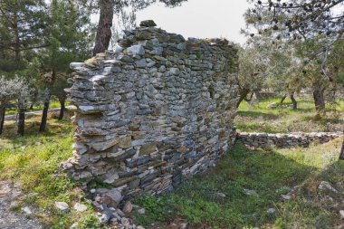 Aliki, Thassos Adası, Sit Alanı sütununda Doğu Makedonya ve Trakya