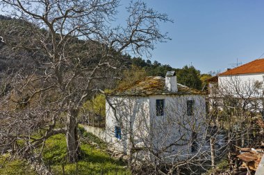 Eski ev köy Maries içinde Thassos Adası, Doğu Makedonya ve Trakya
