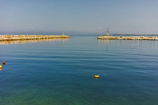 Puerto de Skala Sotiros, Isla de Tasos, Macedonia Oriental y Tracia —  Fotos de Stock