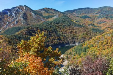 Tsankov kamak depo, Paşmaklı bölgesi sonbahar Panoramic görünümü