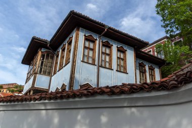 Eski şehir Plovdiv Bulgar canlanma süre evden,