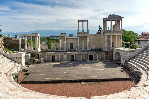 Remainings of Ancient Roman theatre in Plovdiv