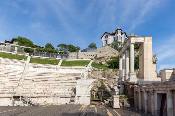 Remainings of Ancient Roman theatre in Plovdiv
