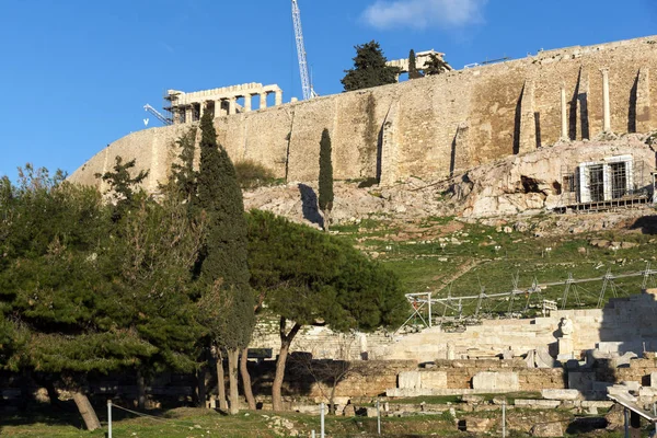 Panorama surpreendente de Acropolis de Atenas, Attica — Fotografia de Stock