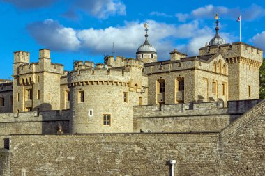 Londra, İngiltere - 15 Haziran 2016: Tarihi Tower, Londra, İngiltere
