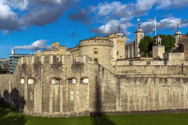 Londra, İngiltere - 15 Haziran 2016: Tarihi Tower, Londra, İngiltere