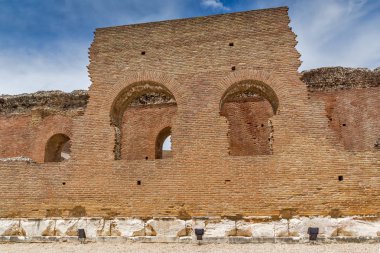 antik kalıntıları Roma Odeon, Patras, Peloponnese