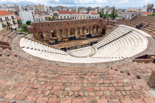 Ancient ruins of Roman Odeon, Patras, Peloponnese — Stock Photo, Image