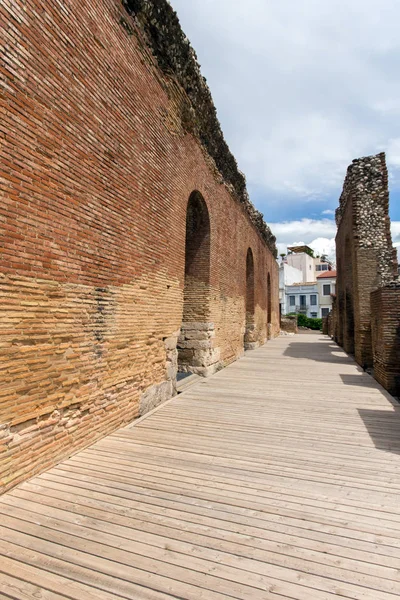 Antik kalıntıları Roma Odeon, Patras, Peloponnese — Stok fotoğraf