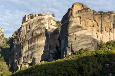 Meteora, Thessaly kutsal Varlaam Manastırı dış görünümü