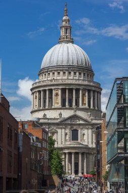 Londra - 15 Haziran 2016: St Paul Katedrali, Londra, İngiltere Amazing