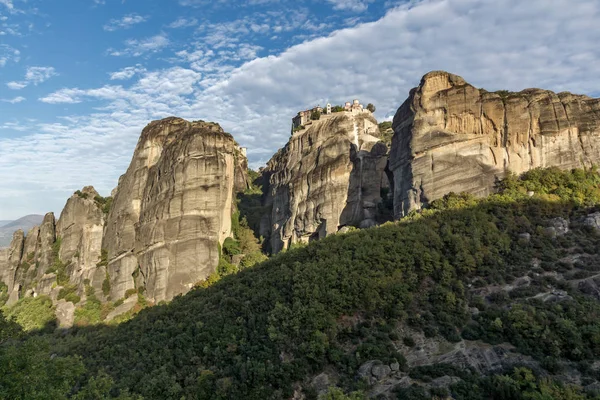 Amazing Panorama of  Holy Monastery of Varlaam in Meteora — Stock Photo, Image