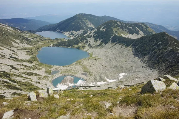 Menakjubkan Panorama untuk Kremenski danau, Pirin gunung — Stok Foto