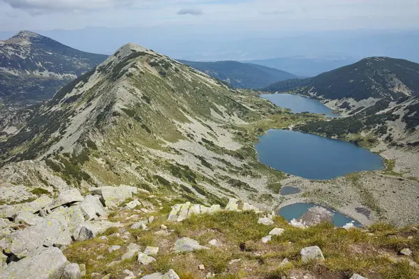 Menakjubkan Panorama untuk Kremenski danau, Pirin gunung — Stok Foto