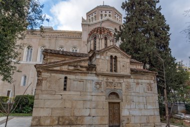 Atina, Attica Agios Eleftherios Kilisesi'nin şaşırtıcı görünümü