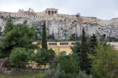 Roman Agora Atina, Attica gün batımı görünümü