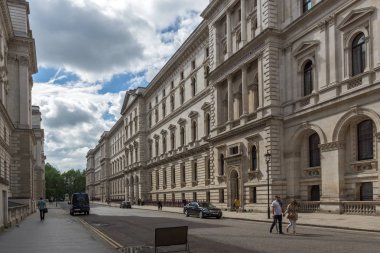 Londra, İngiltere - 16 Haziran 2016: Whitehall Street, London City