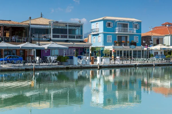 Lefkada Town, Yunanistan 17 Temmuz 2014: Lefkada town adlı mesire,