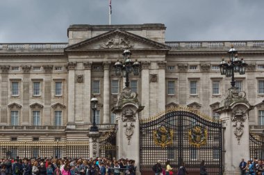 Londra, İngiltere - 17 Haziran 2016: Buckingham Sarayı Londra,