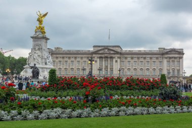 Londra, İngiltere - 17 Haziran 2016: Panorama Buckingham Sarayı Londra