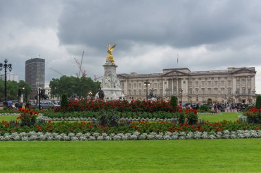 Londra, İngiltere - 17 Haziran 2016: Panorama Buckingham Sarayı Londra