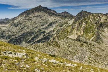 Kamenitsa tepe Dzhano tepe, Pirin Dağı üzerinden muhteşem görünümü