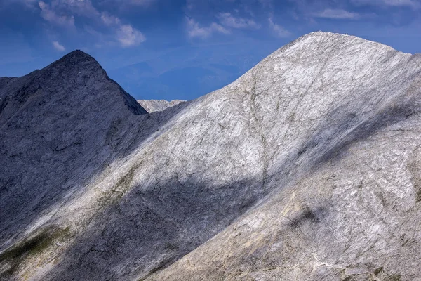 Niesamowita Panorama ze szczytu Vihren do Konczeto, góry Pirin, — Zdjęcie stockowe