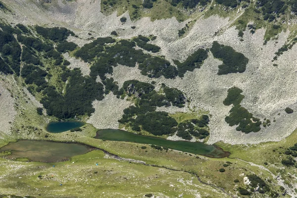 Vista incrível dos lagos Vlahini, Pirin Mountain — Fotografia de Stock
