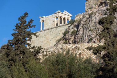 Anıtsal ağ geçidi Propylaea Acropolis Atina, Yunanistan
