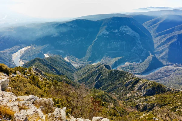 Nestos Gorge közelében town of Xanthi, Kelet-Makedónia és Thrákia — Stock Fotó