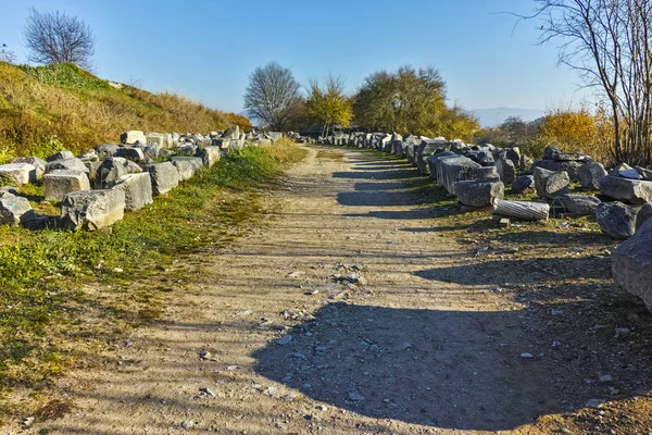 빌립보, 동부 마케도니아와 트라키아의 고고학 지역에 유적 — 스톡 사진