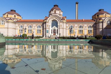 Sofia, Bulgaristan - 1 Nisan 2017: Merkezi Mineral Bath - geçmiş Sofya Müzesi